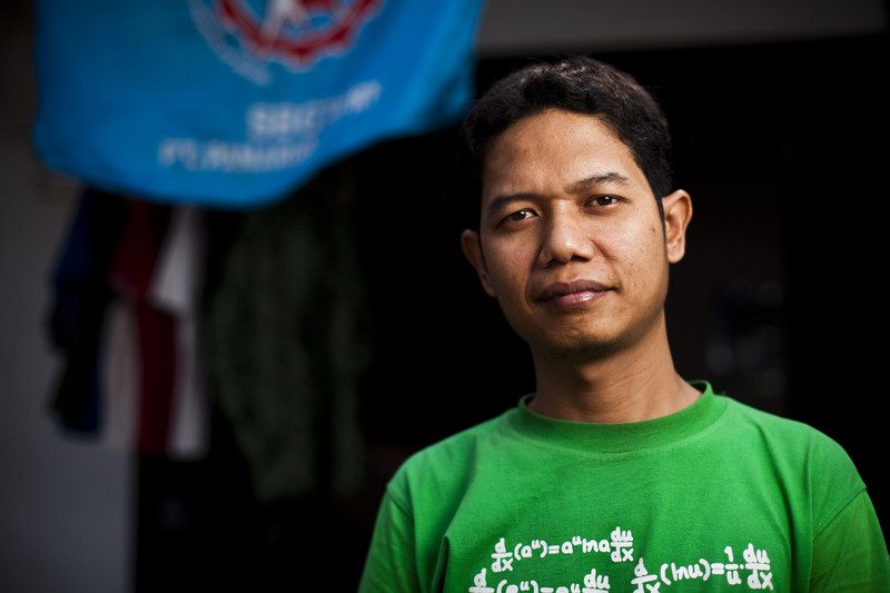Suwandi made adidas for 6 years until he was sacked for his union activity. Photo: Ben Adams/OxfamAUS