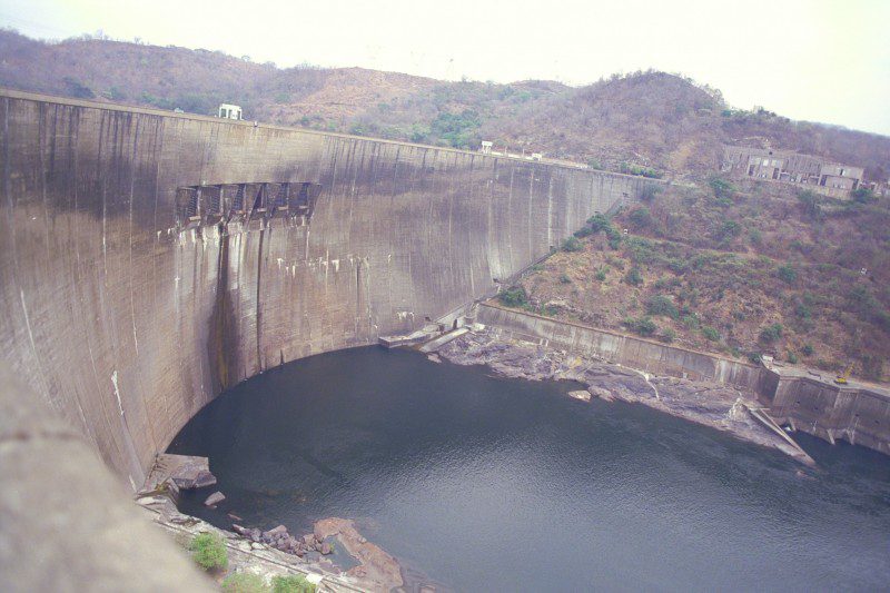 Kariba Dam, Zambia: like many others, the people of Manchamvwa were forcibly moved from their homes and their good fertile farming land, in the late 1950s, when the Kariba Hydroelectric dam was built in 1959. Despite being moved to make way for the dam local people still do not have electricity.