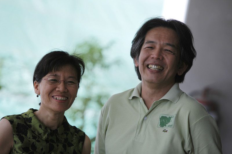 Mrs Premrudee Daoroung, co-director of Towards Ecological Recovery and Regional Alliances (TERRA), and Toshiyuki Doi representative director of Mekong Watch. Oxfam Australia supports these two organisations in their advocacy work around river and infrastructure issues in the Mekong region. They are also members of the Save The Mekong Coalition along with Oxfam Australia.