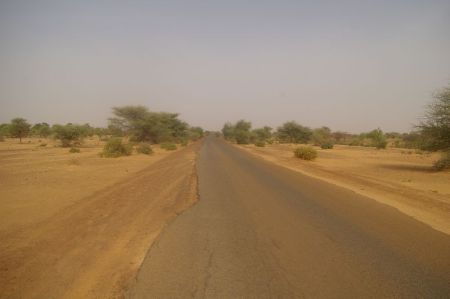 The long, lonely road. Photo: Richard Simpson/OxfamAUS