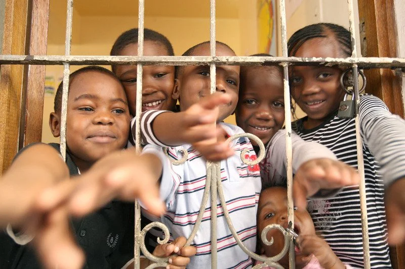 Some of the children at Teresa's creche. Photo: matthew Willman/OxfamAUS Some of the children at Teresa's creche. Photo: matthew Willman/OxfamAUS