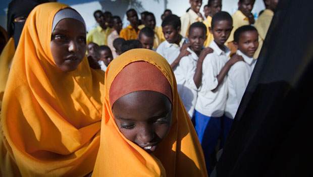 Students school Somalia Petterik Wiggers