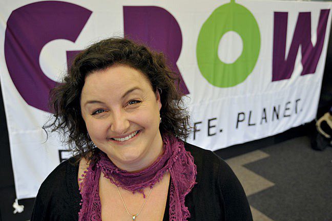 Julie Goodwin - Oxfam GROW ambassador. Photo: Lara McKinley/OxfamAUS