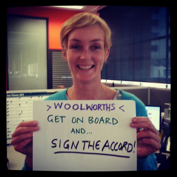 Oxfam Australia's Daisy Gardener.