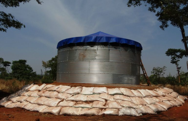 water tank nduta refugee camp