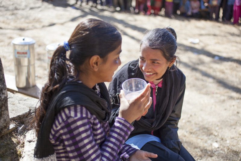 Baitadi, Nepal: Pupils Rinku and Piuky