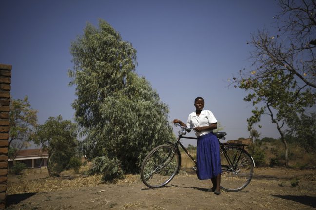 Cycling with Grace in Malawi