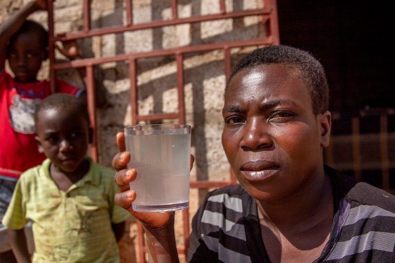 Priscilla and her family are forced to drink contaminated water. Clean water and sanitation can help families in Zambia protect themselves from cholera.