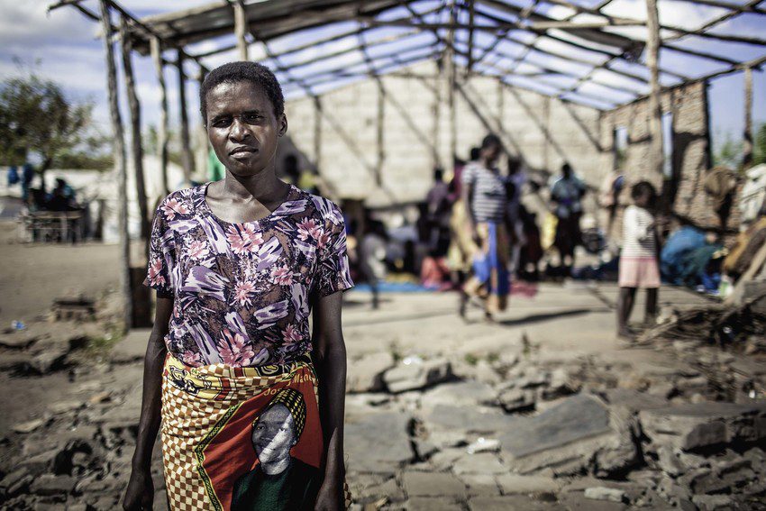 Cyclone Idai survivor Madelema in Mozambique is a single parent and lost everything