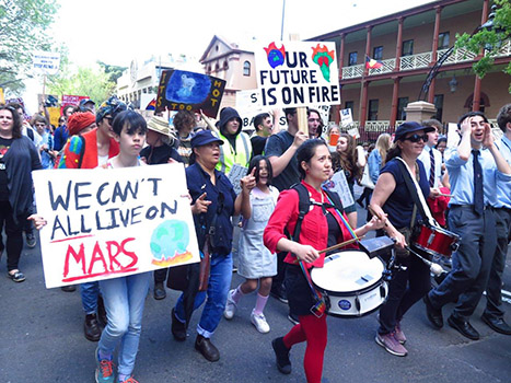 #Climatestrike placard - We can't all live on Mars!
