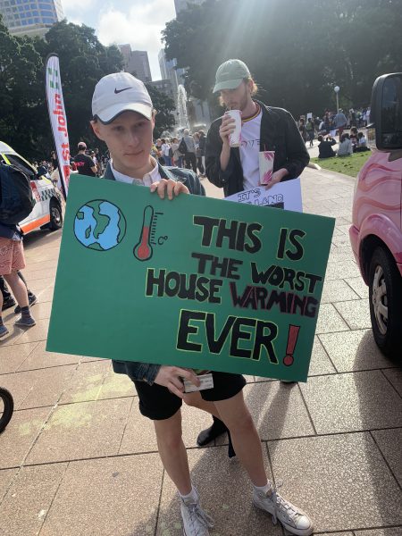 #Climatestrike placard - This is the worst housewarming ever!