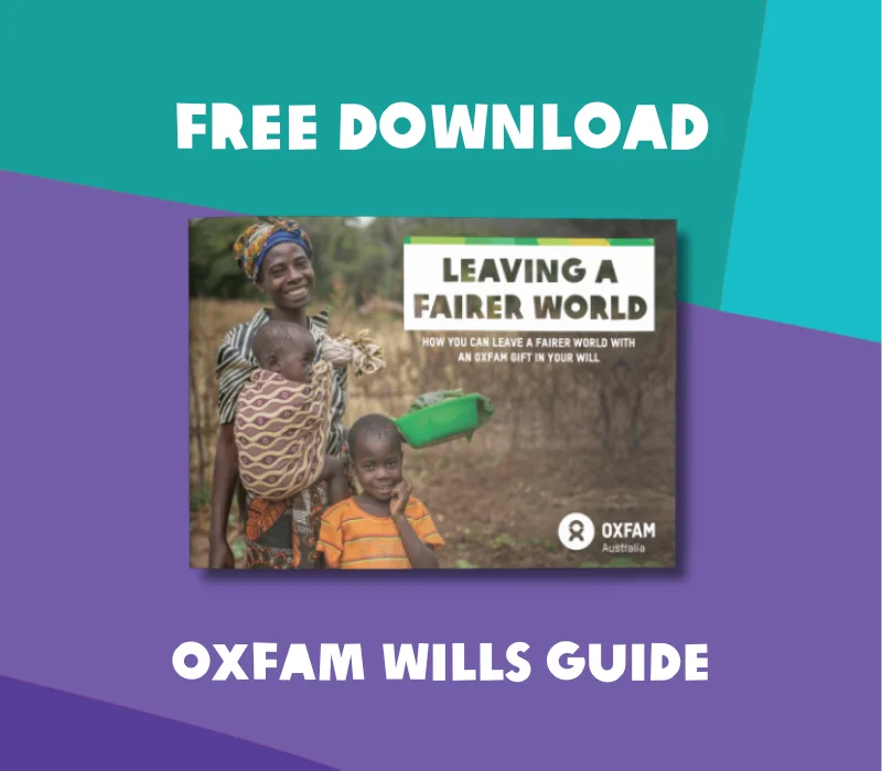 Download your free Oxfam Wills guide