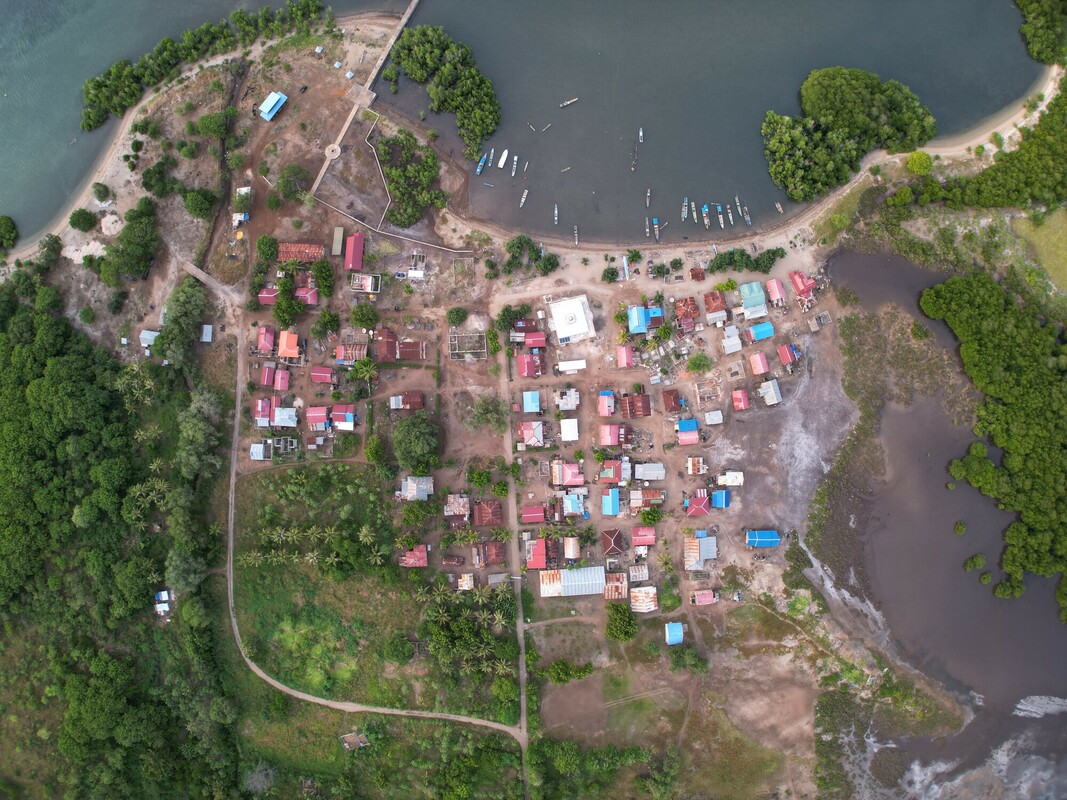 Indonesia: Birds eye view of Mekko village. Photo: Kyo Umareta/Oxfam
