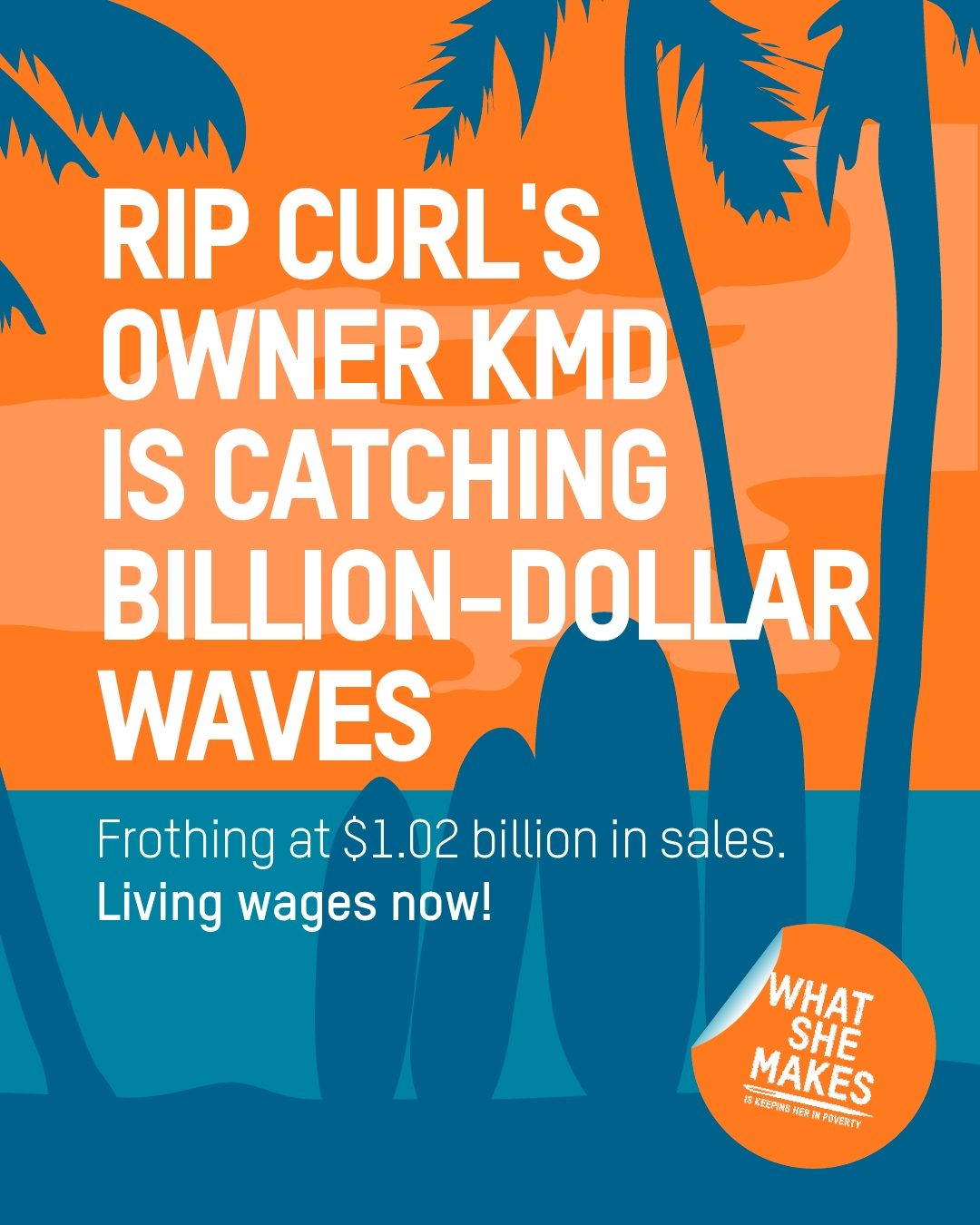 Oxfam Australia | Make Waves for a Living Wage